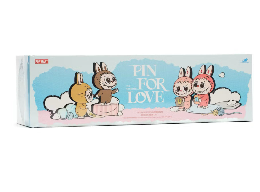 Pop Mart Labubu The Monsters ‘PIN FOR LOVE (N-Z)’ Vinyl Plush Pendant Full Sealed Case