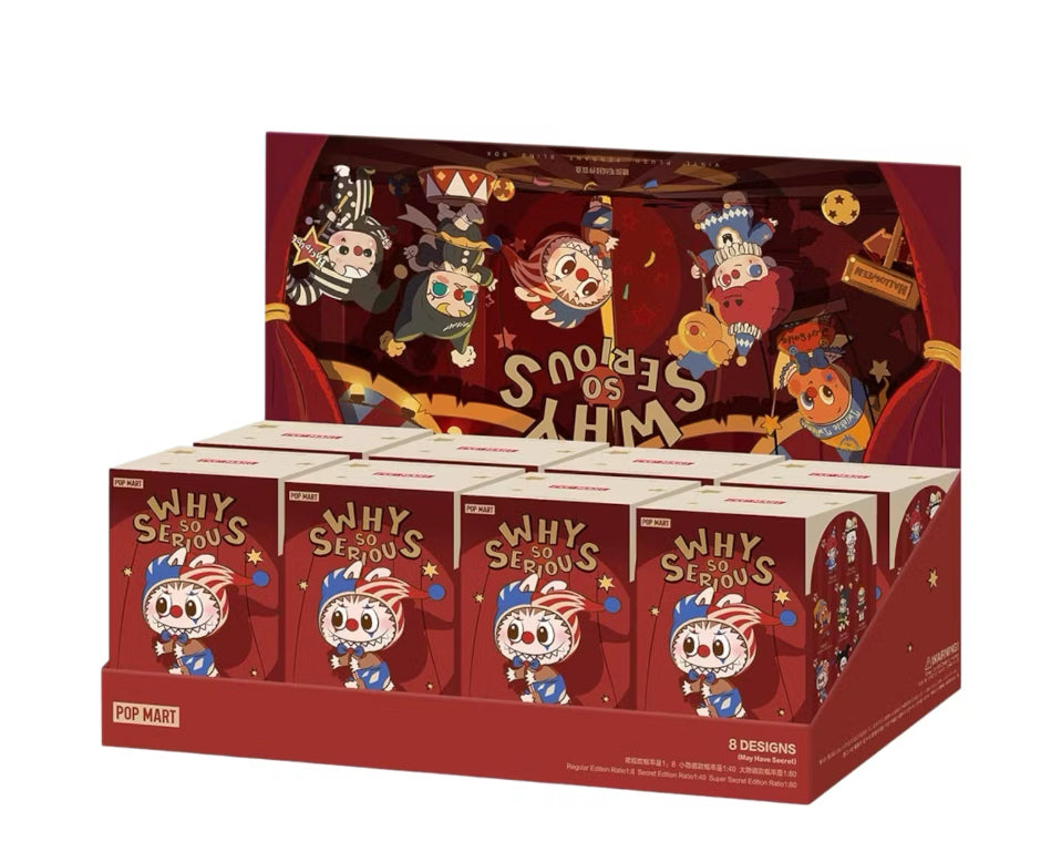 Pop Mart Why So Serious Vinyl Plush Pendant Full Sealed Case (8 Boxes)