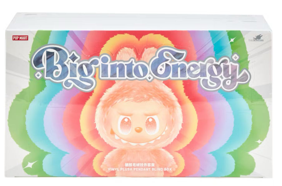 Pop Mart Labubu The Monsters ‘Big Into Energy’ Vinyl Plush Pendant Full Sealed Case